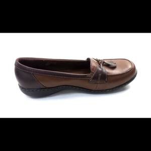 Clarks Collection Slip-on Loafers Ashland Bubble Brown Multi - Narrow Shoe Width
